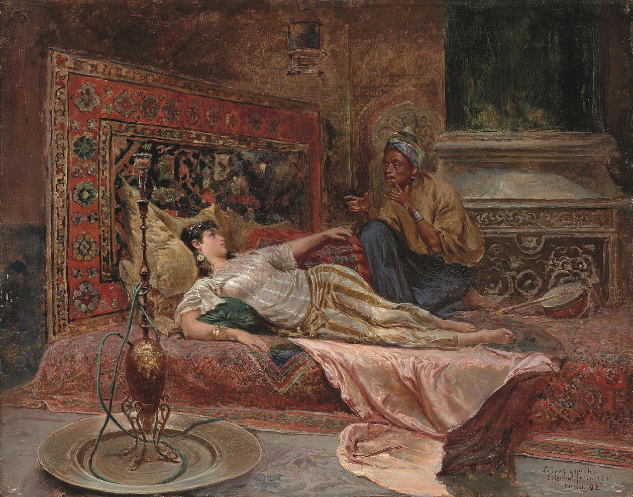Fekvő Odaliszk alkotó: Ferencz Frans Eisenhut