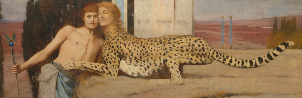 Simogatások alkotó: Fernand Khnopff