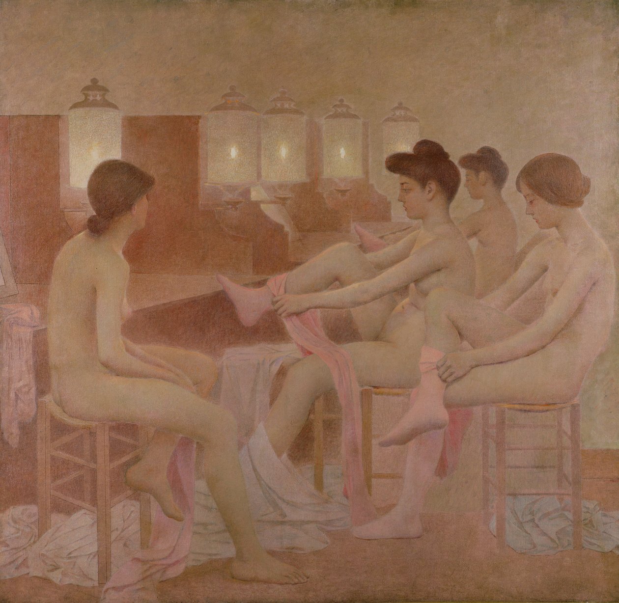 A táncosok, 1905-09 alkotó: Fernand de Cordova Pelez