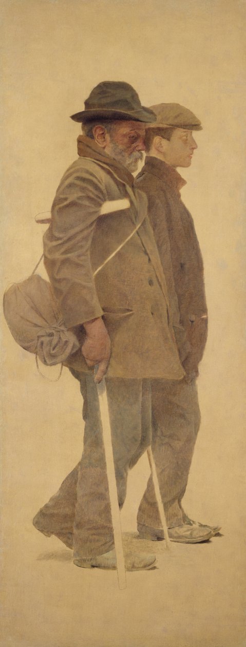 A falat kenyér, jótékonysági tanulmány, 1892-1908 alkotó: Fernand de Cordova Pelez