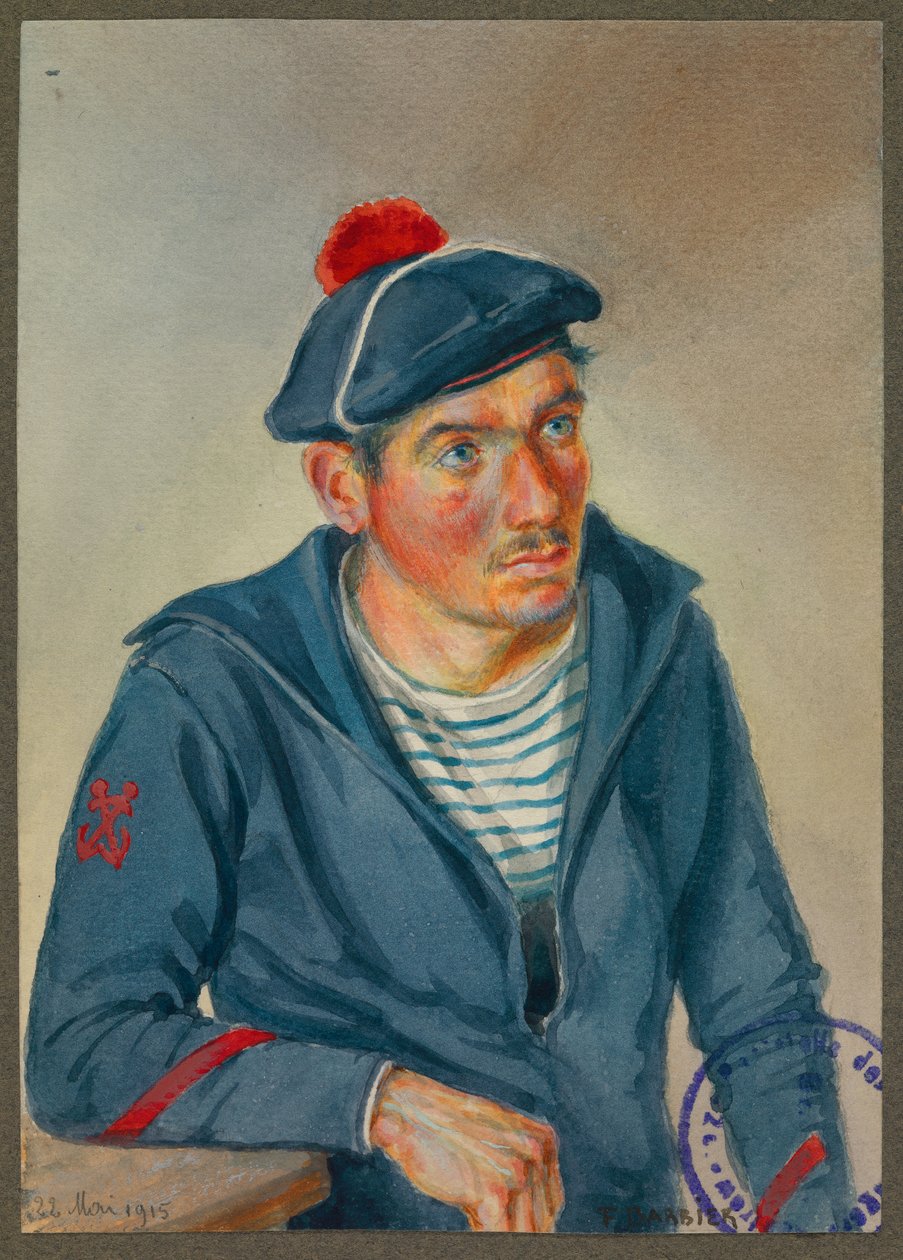 Egy breton tengerész, Gustrow alkotó: Fernand Barbier