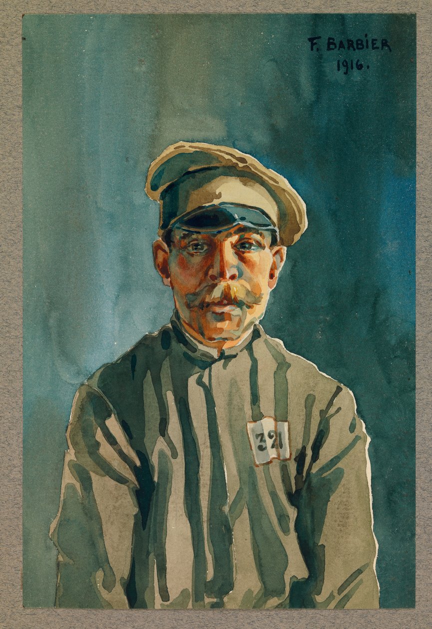 Orosz fogoly, Gustrow alkotó: Fernand Barbier