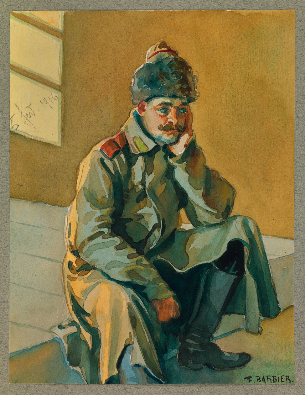 Orosz fogoly, Gustrow alkotó: Fernand Barbier