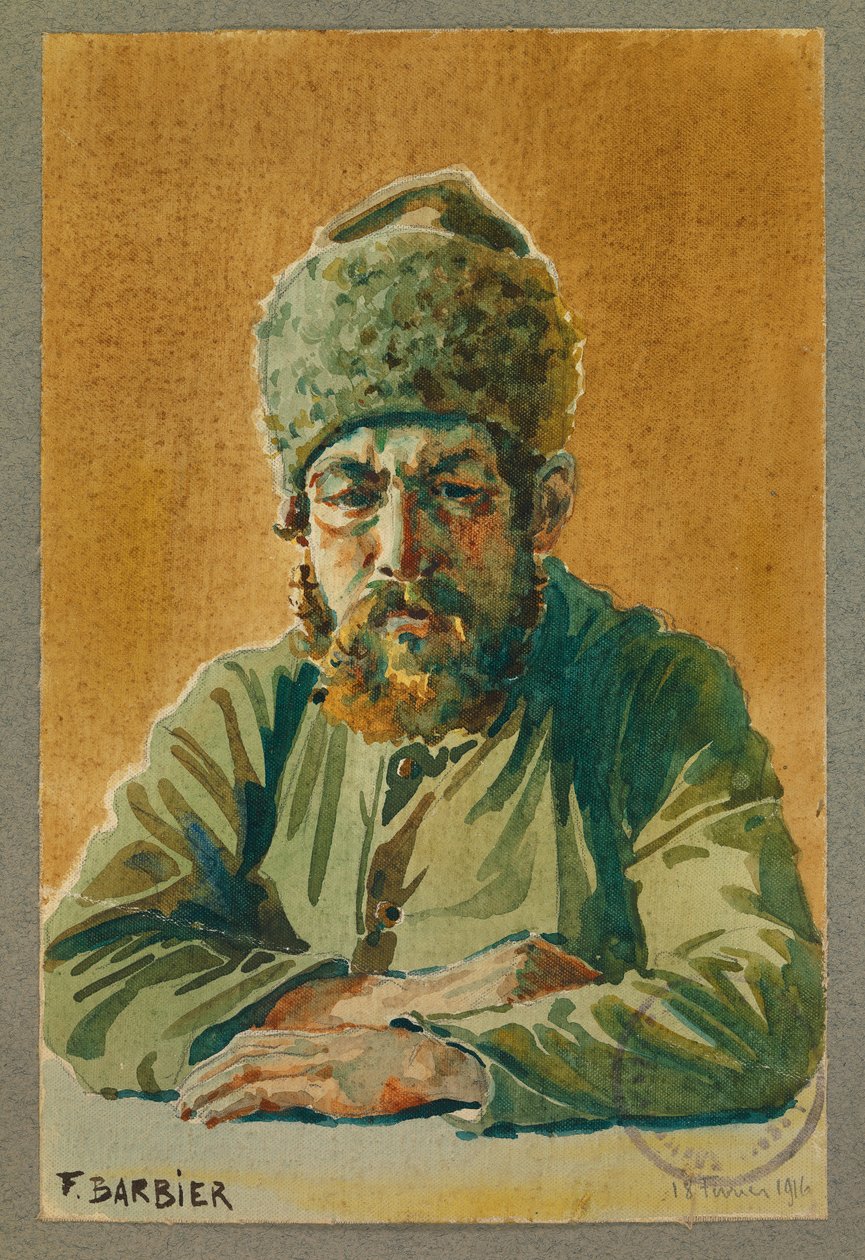 Orosz fogoly, Gustrow alkotó: Fernand Barbier