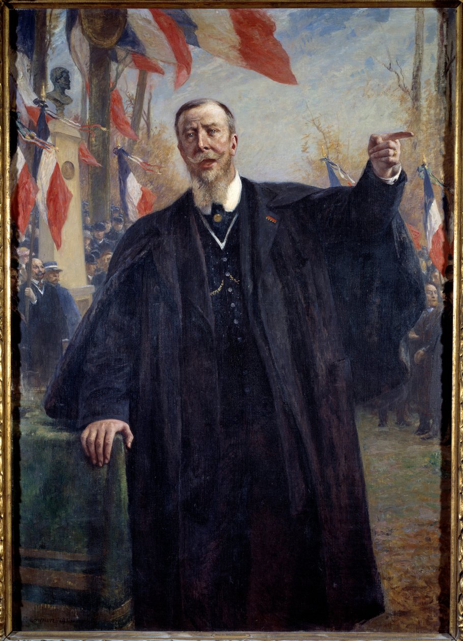 Paul Deroulede (francia író és nacionalista aktivista) portréja alkotó: Fernand Cormon