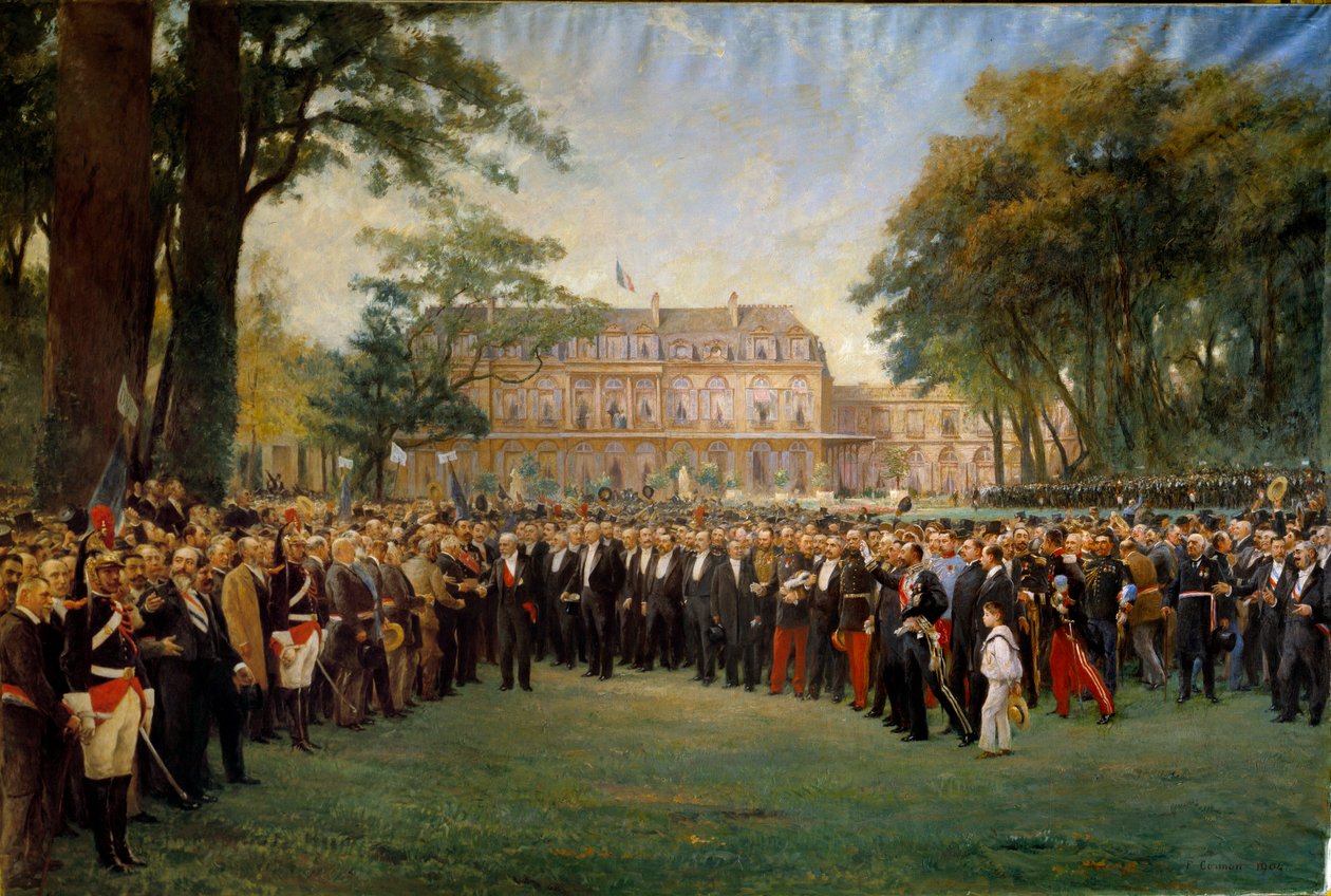 Franciaország polgármestereinek fogadása az Elysee-ben szeptember 22-én alkotó: Fernand Cormon