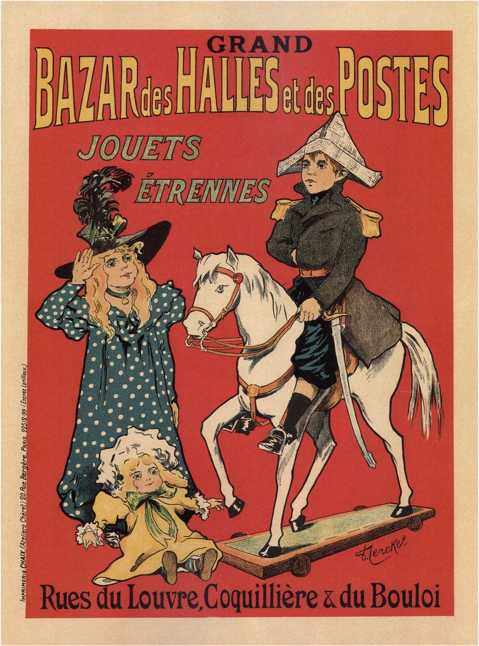 Piacok és Posták Nagy Bazárja, 1899 alkotó: Fernand Fernel