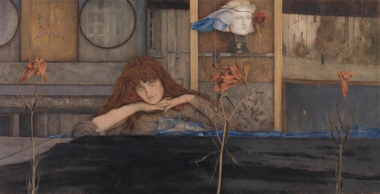 Bezárom magam az ajtó mögött alkotó: Fernand Khnopff