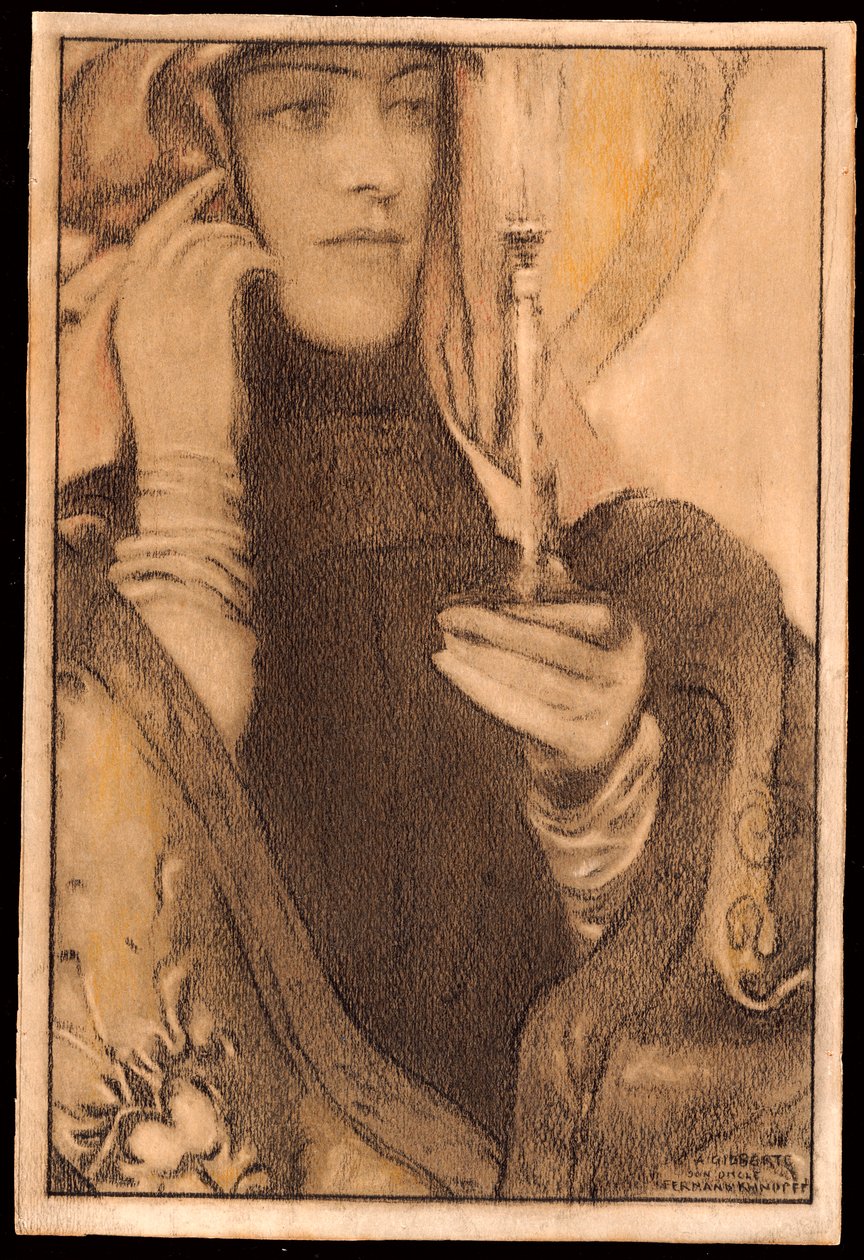 Tömjén, 1917 alkotó: Fernand Khnopff