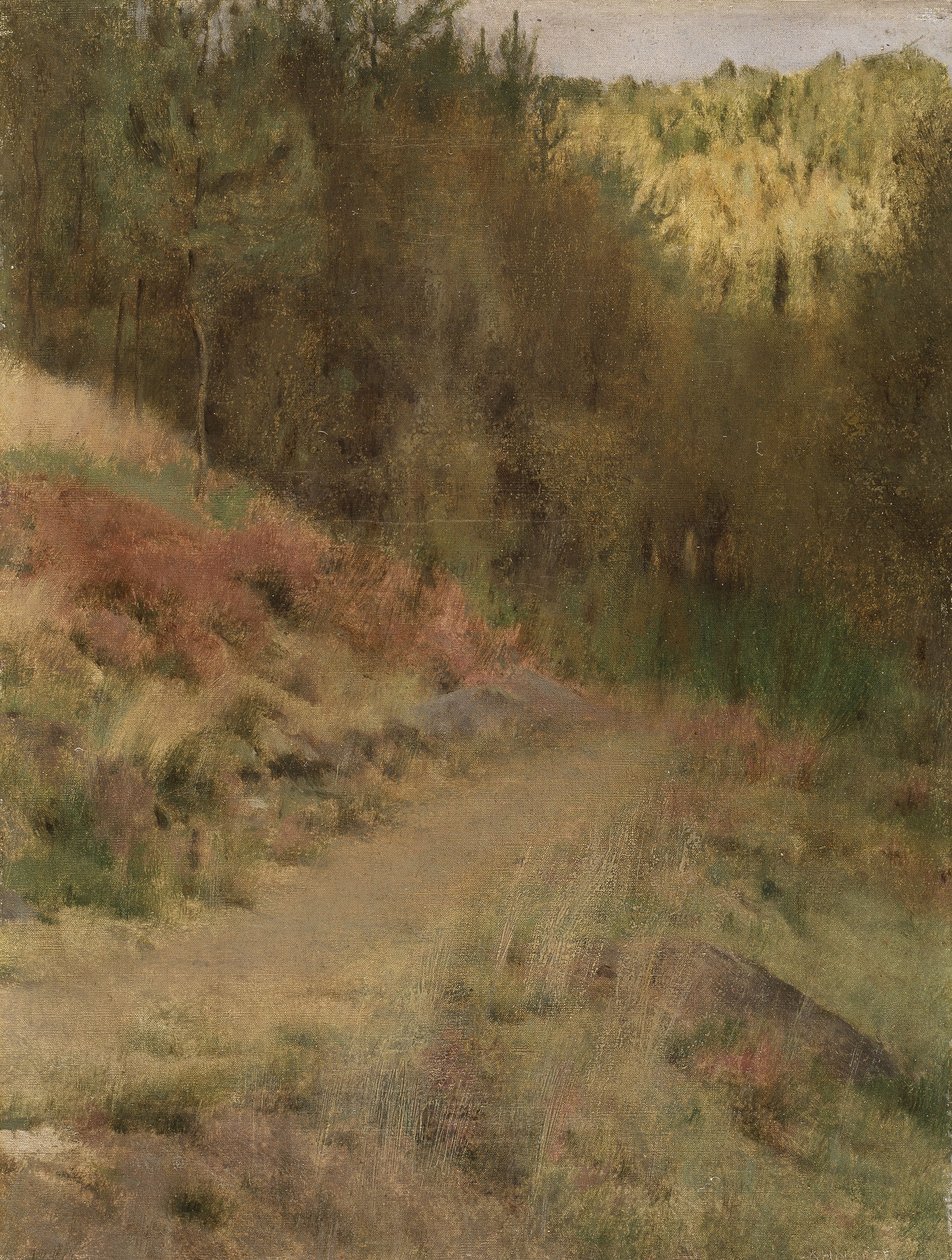 Tájkép Fossetben alkotó: Fernand Khnopff