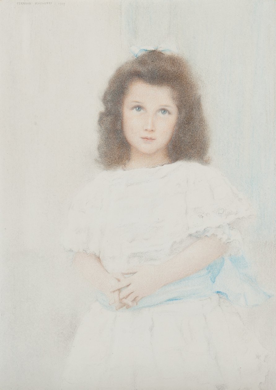 Egy Renée Lambert de Rothschild portréja, a Lambert bank alapítójának lánya, 1907 alkotó: Fernand Khnopff