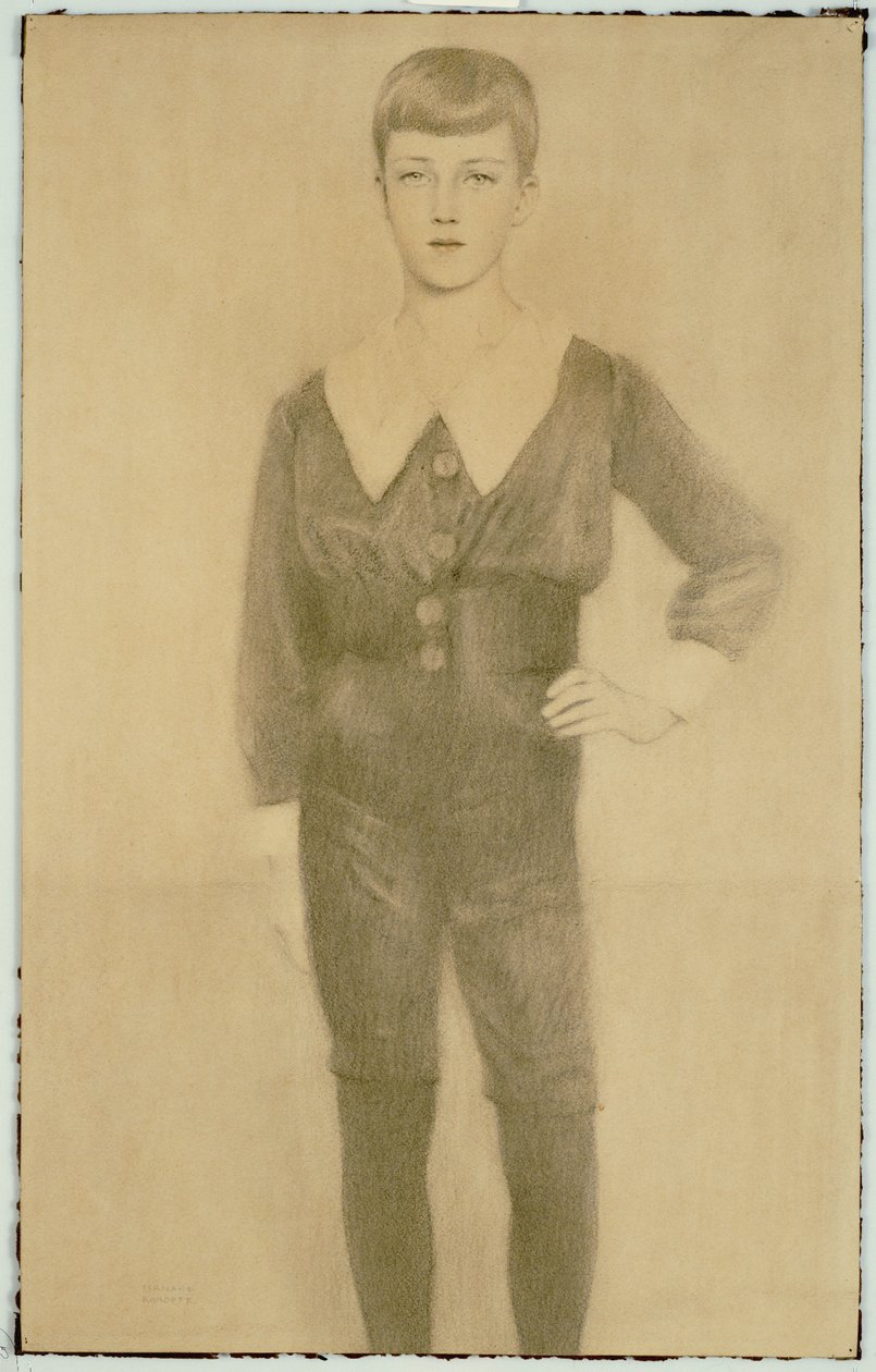 Lipót belga herceg, Brabant hercege, 1913 alkotó: Fernand Khnopff