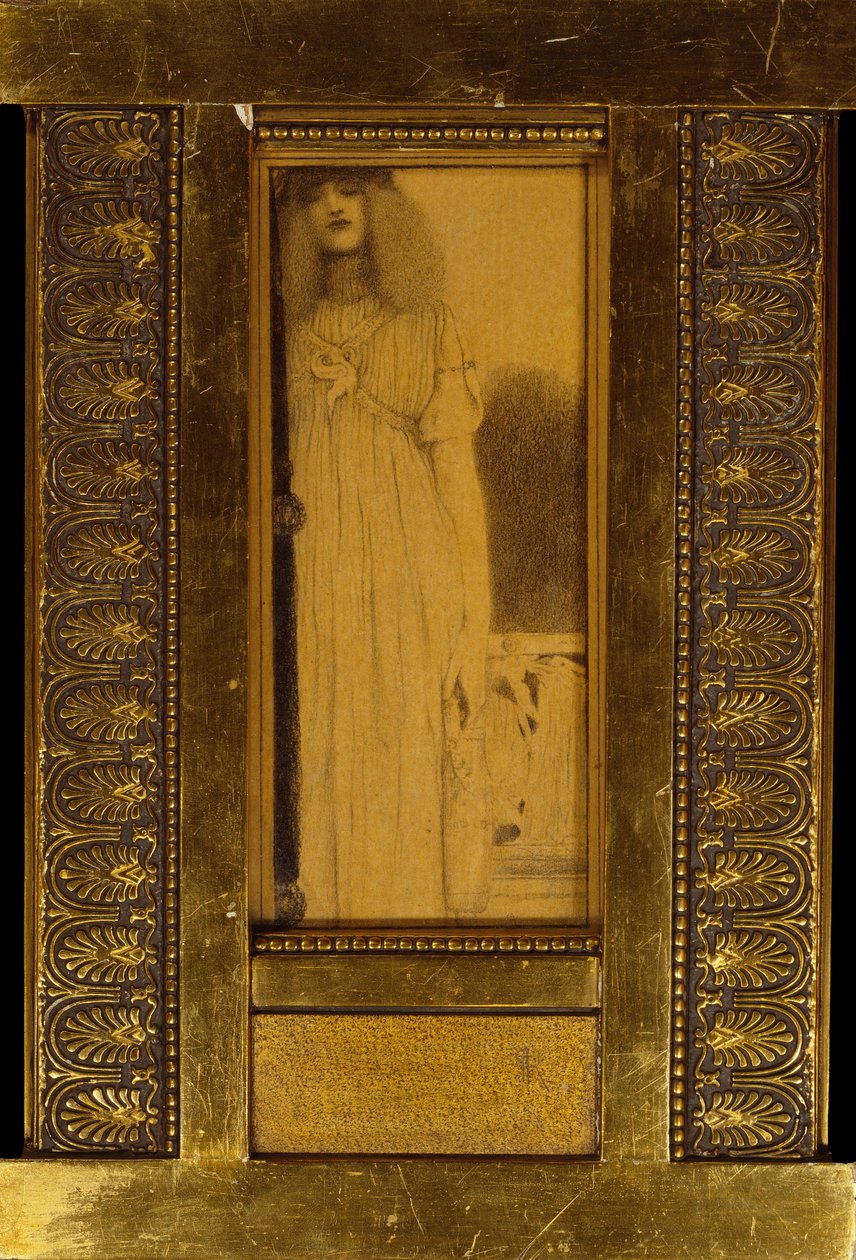 Tanulmány egy nőről alkotó: Fernand Khnopff