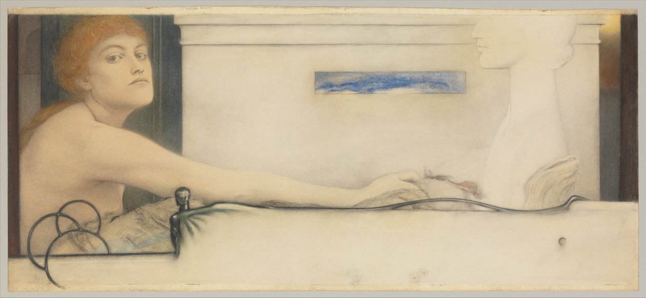 Az ajánlat alkotó: Fernand Khnopff