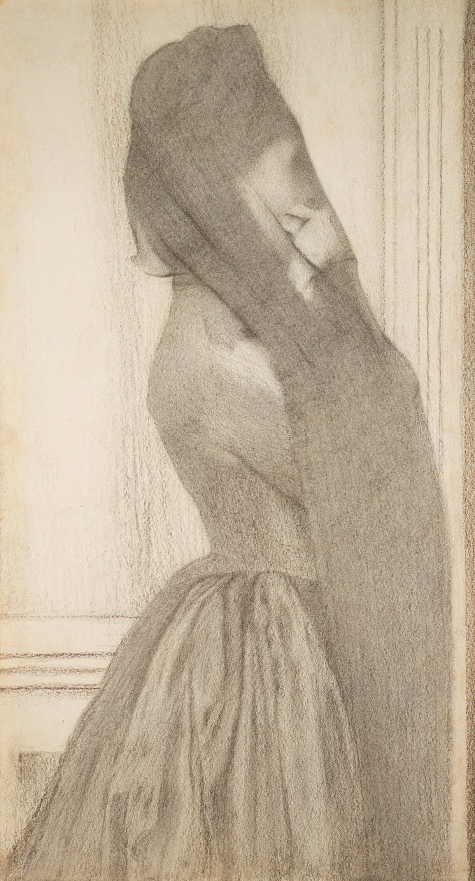 Fátyol alkotó: Fernand Khnopff