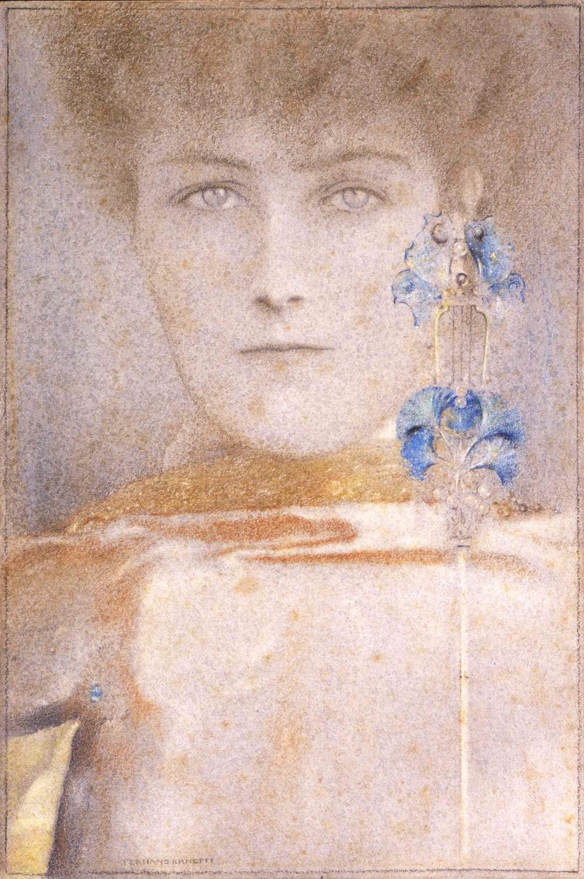 Fehér maszk alkotó: Fernand Khnopff
