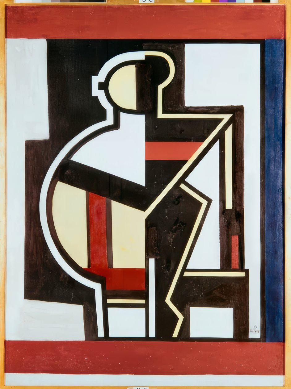 Absztrakt kompozíció alkotó: Fernand Leger