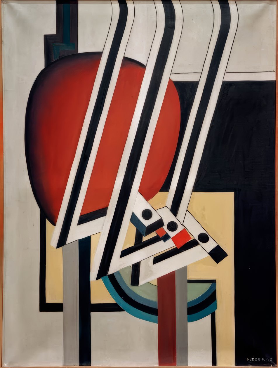 Absztrakt kompozíció alkotó: Fernand Leger