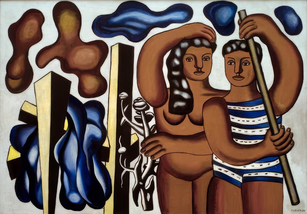 Ádám és Éva (tanulmány) alkotó: Fernand Leger