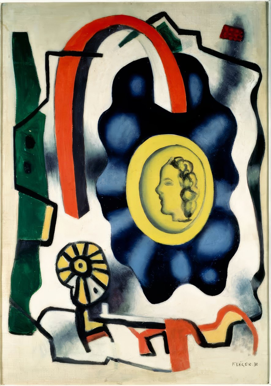 Kompozíció alakkal alkotó: Fernand Leger