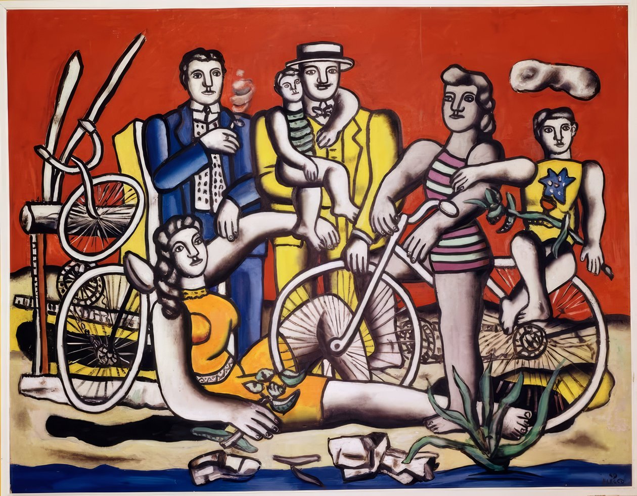 A kirándulás alkotó: Fernand Leger