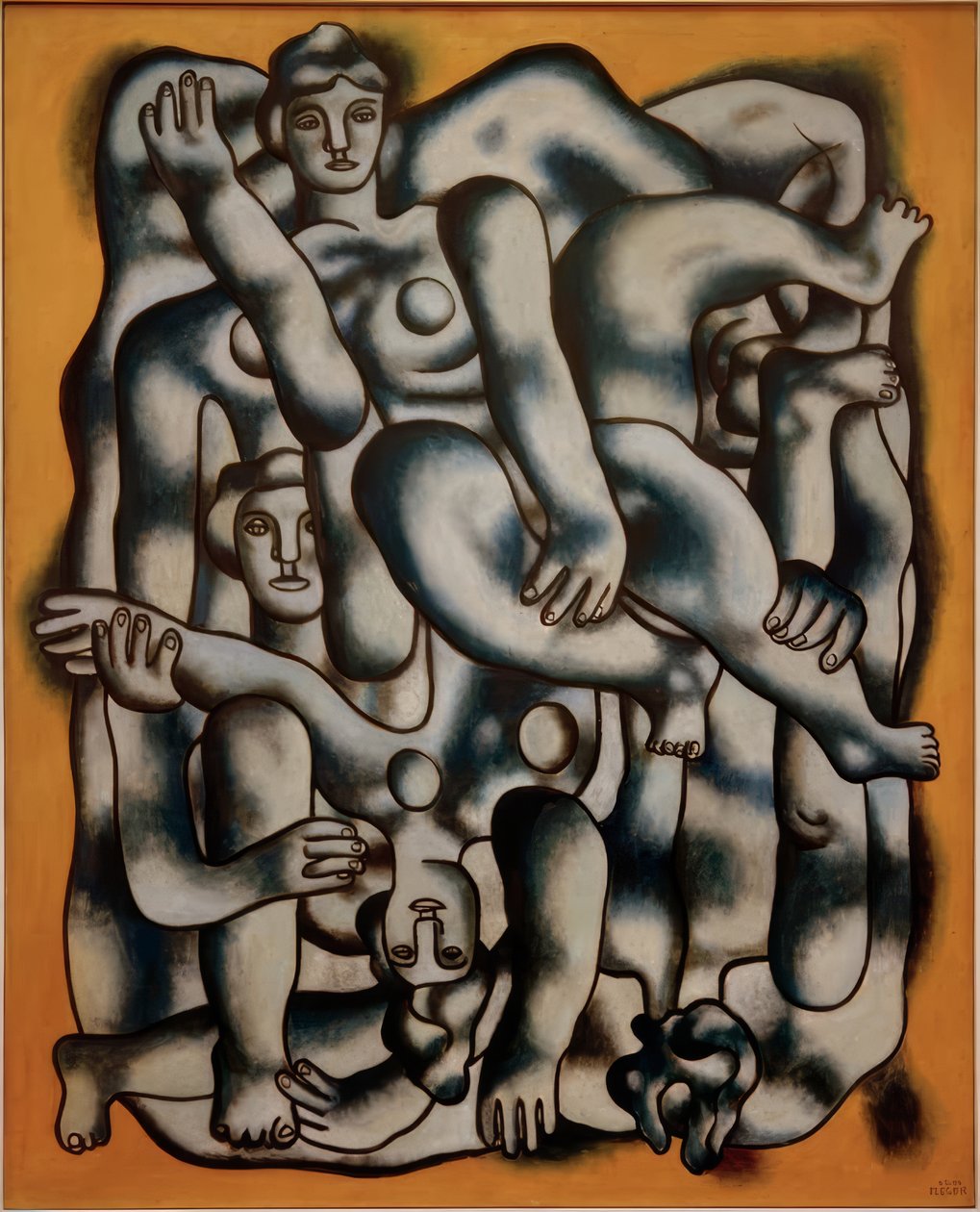 A szürke akrobaták alkotó: Fernand Leger