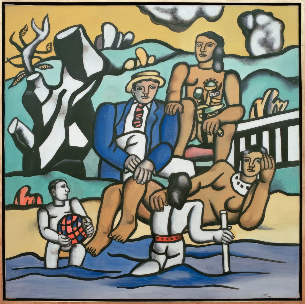 A vidéki kirándulás alkotó: Fernand Leger