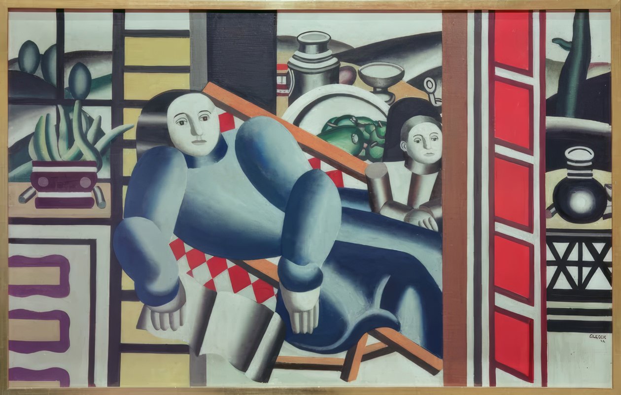 Az olvasó (anya és gyermek) alkotó: Fernand Leger