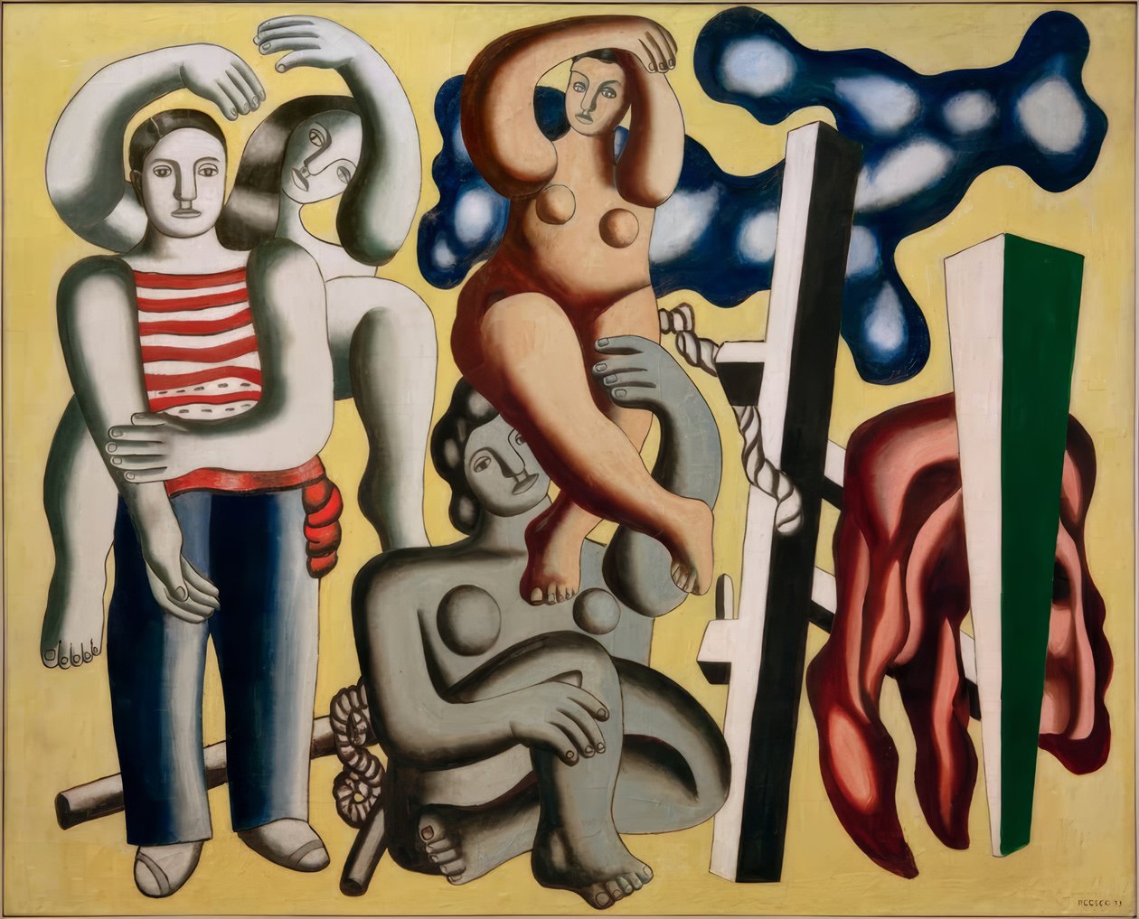 A papagájok alkotó: Fernand Leger