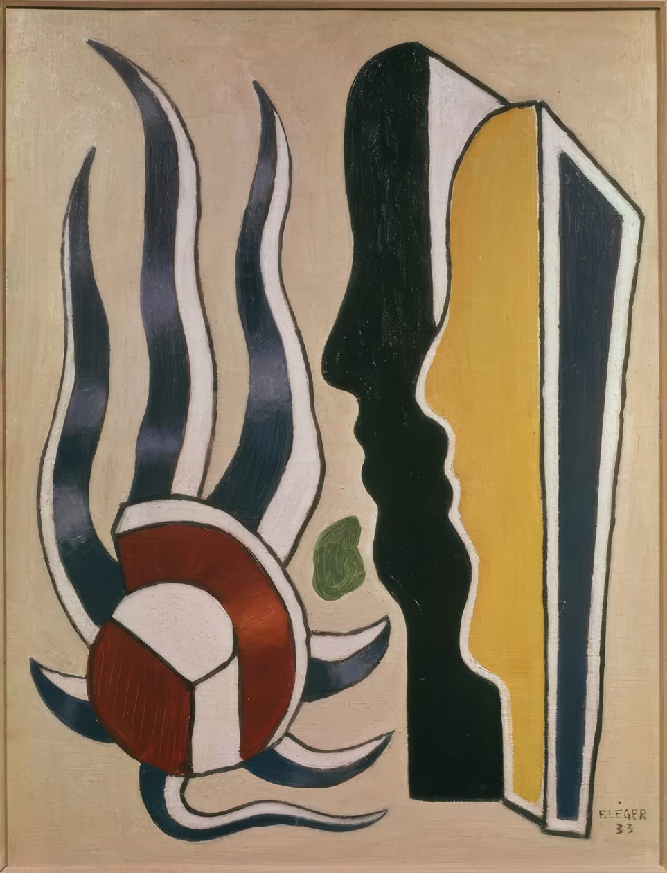 A két profil alkotó: Fernand Leger