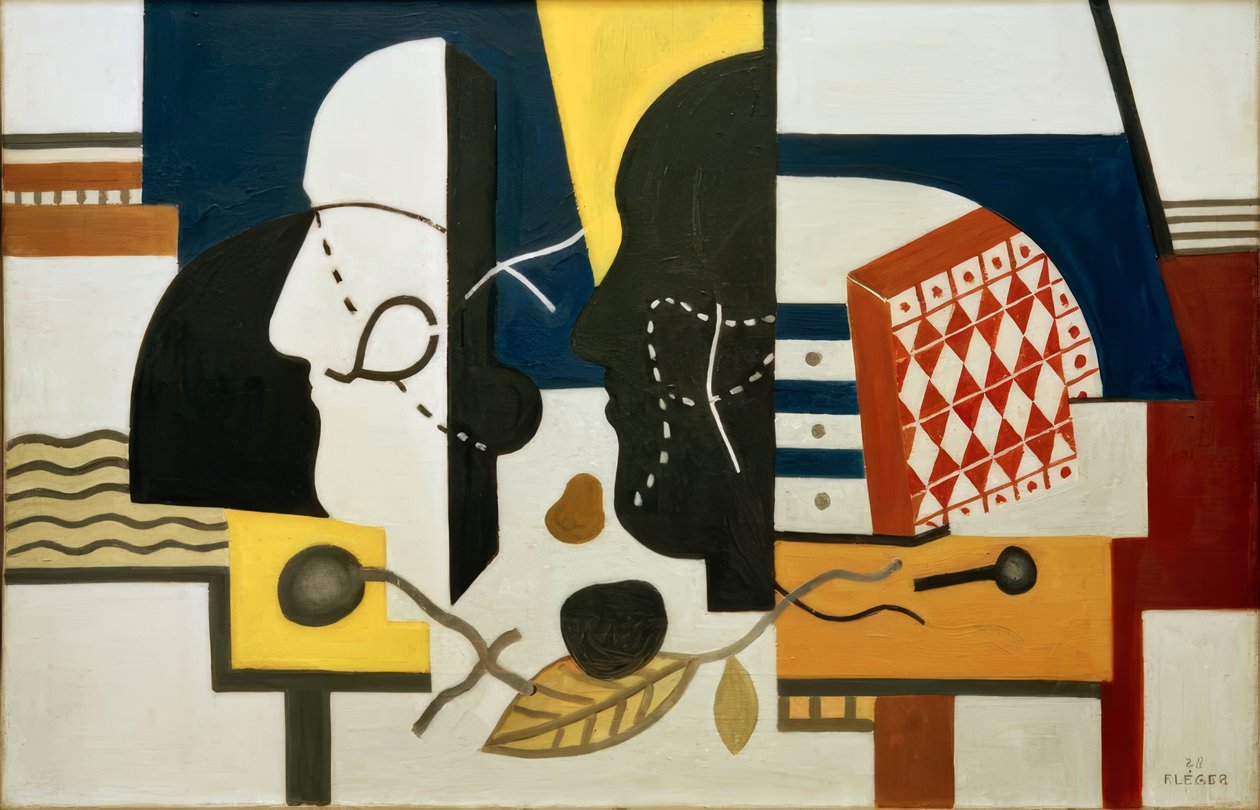 A két profil alkotó: Fernand Leger