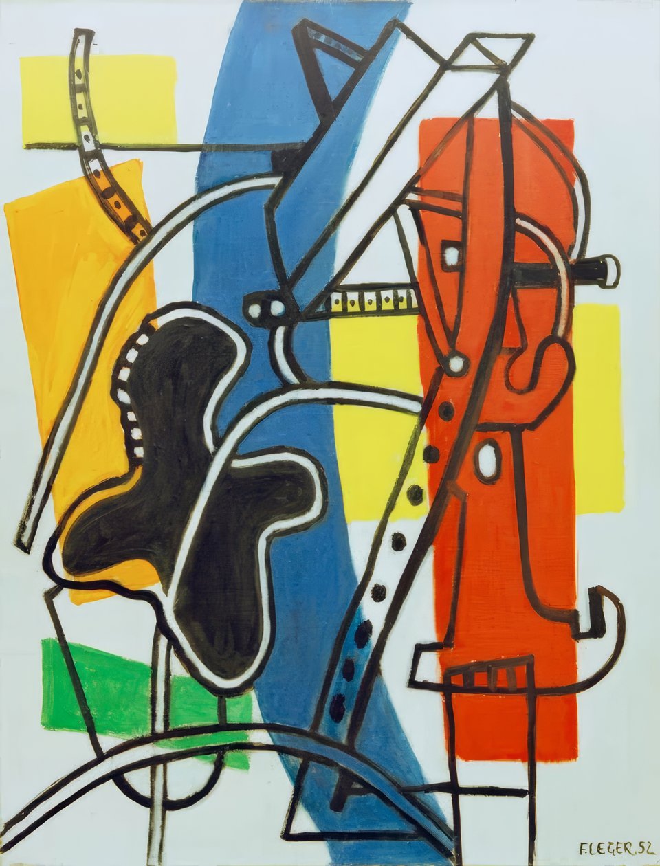 Mechanikai elemek alkotó: Fernand Leger