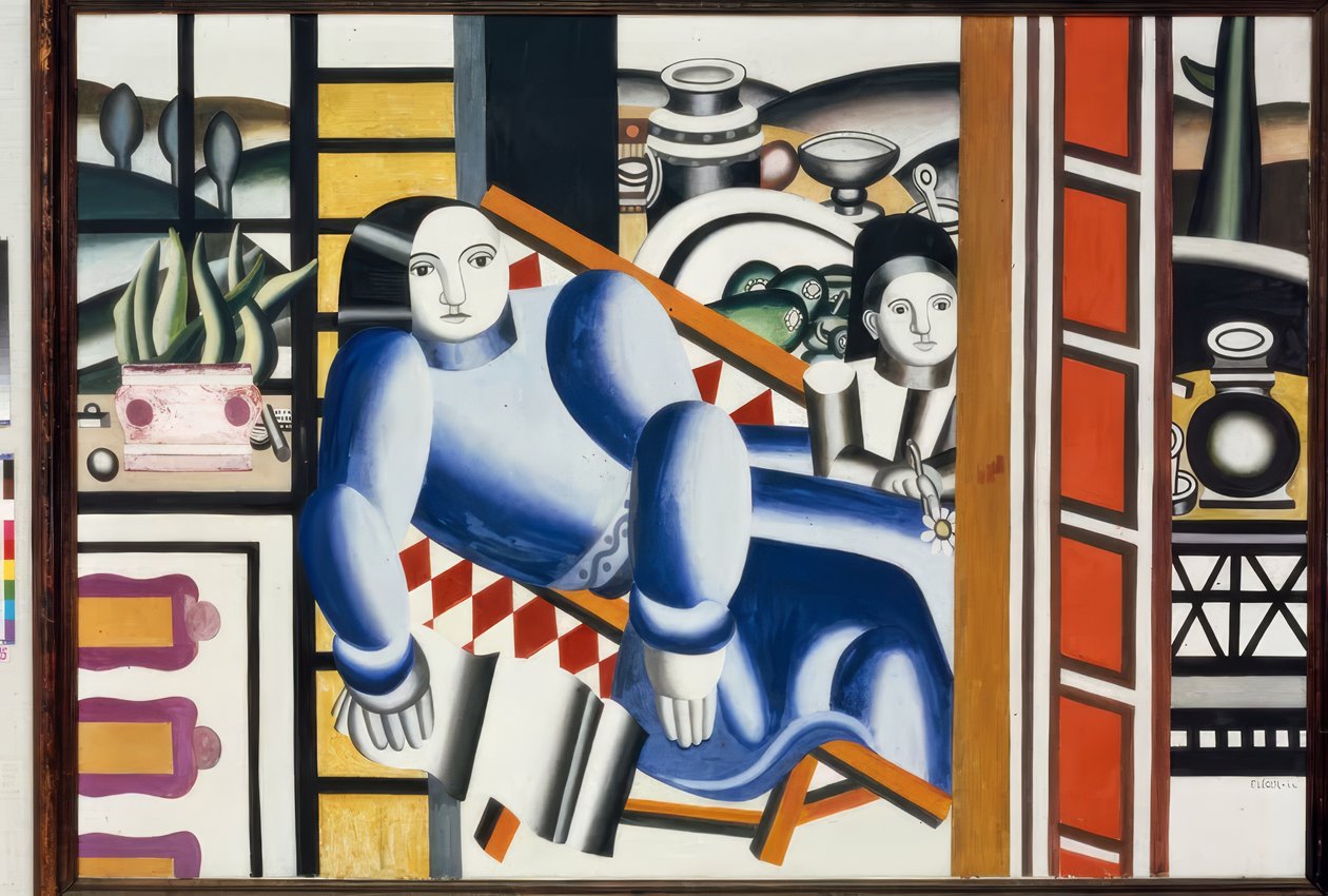 Nő gyermekkel alkotó: Fernand Leger