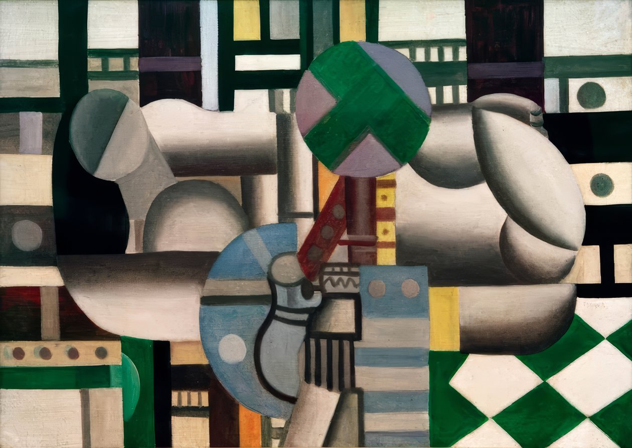 Nő és csendélet alkotó: Fernand Leger
