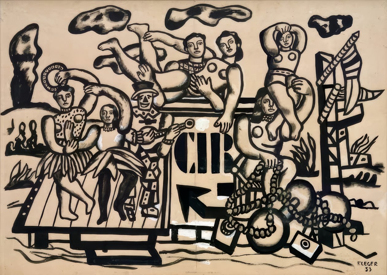 Nagy felvonulás alkotó: Fernand Leger