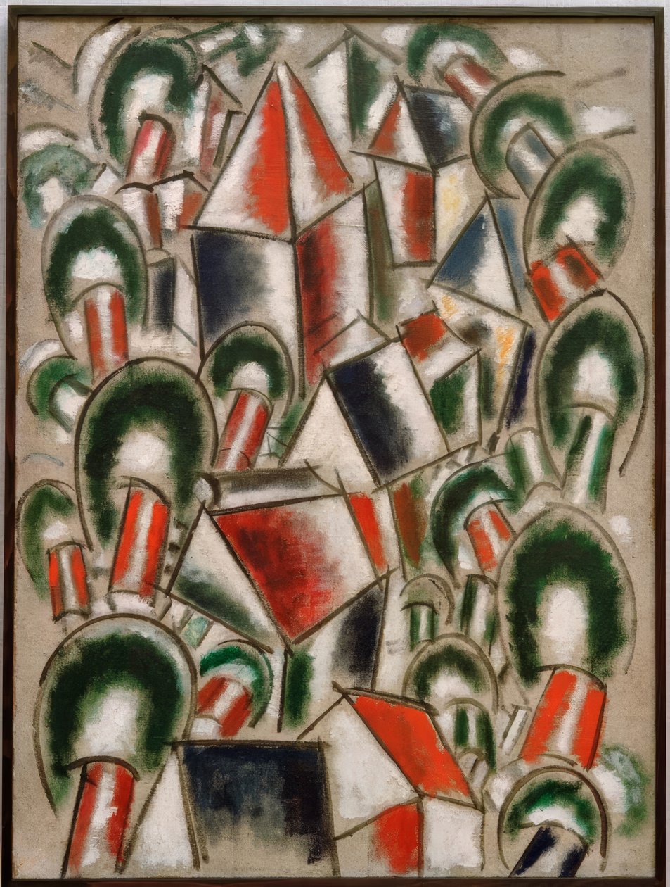 Házak a fák között alkotó: Fernand Leger