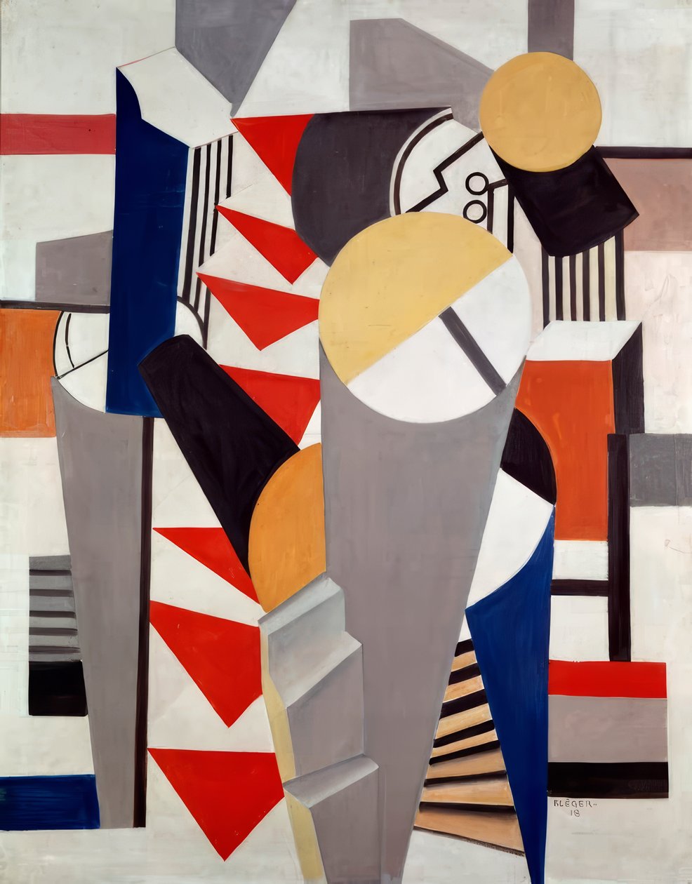 Kompozíció (Moszkva) alkotó: Fernand Leger
