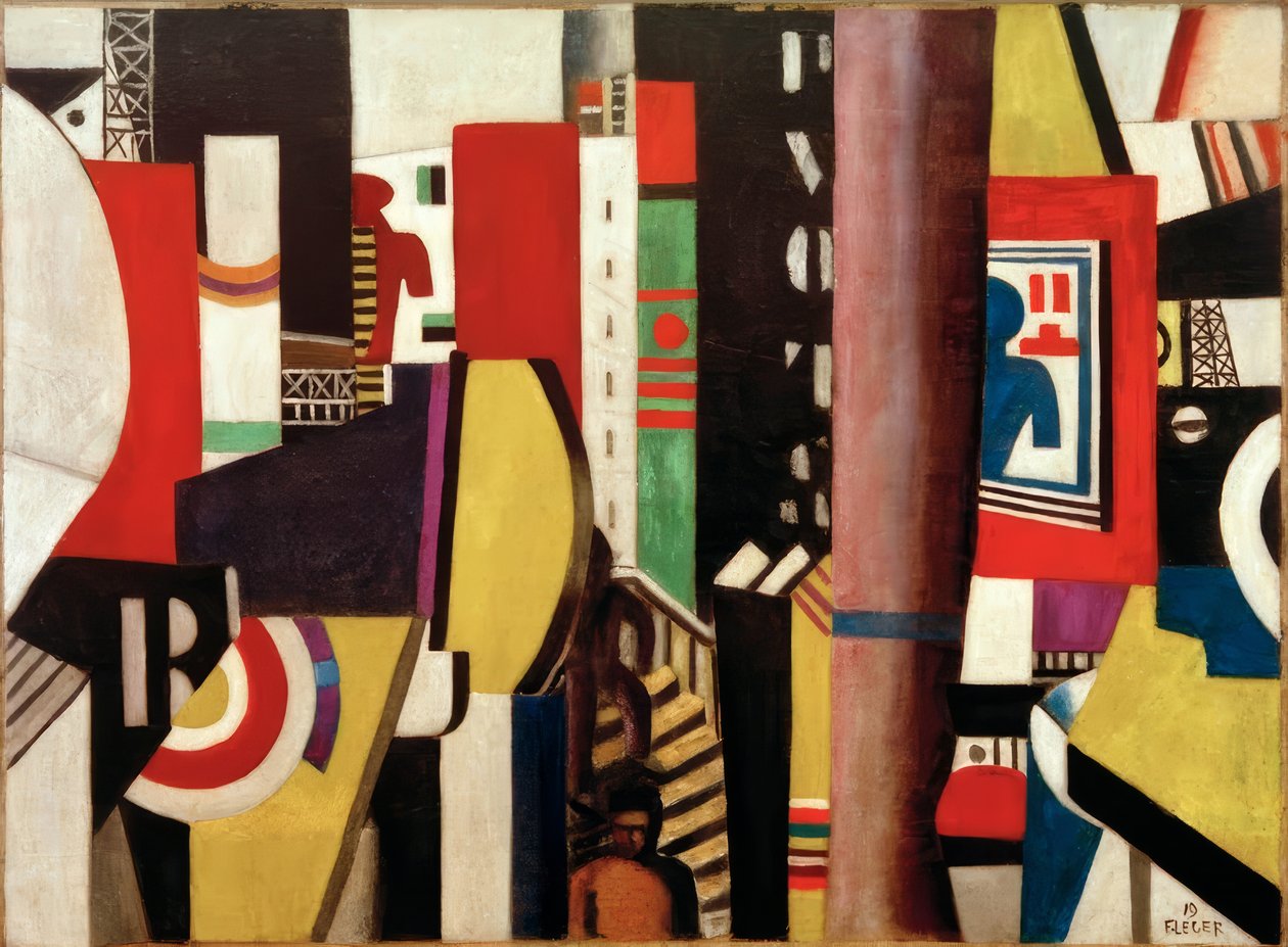 „La Ville” (város) alkotó: Fernand Leger