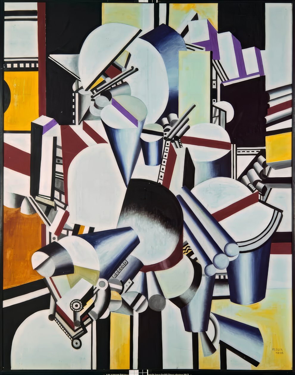 Mechanikus elemek alkotó: Fernand Leger