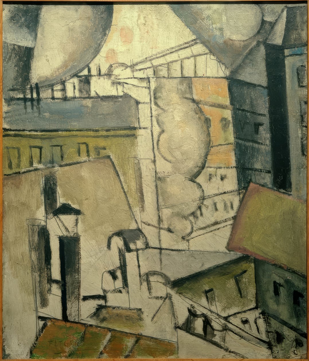 Füst a tetők felett, 1911 alkotó: Fernand Leger