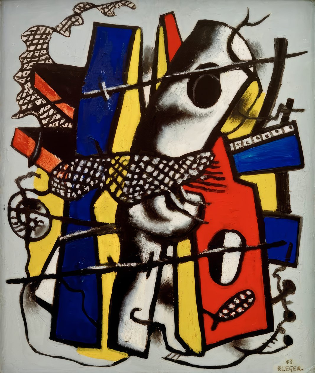 Fekete rács alkotó: Fernand Leger