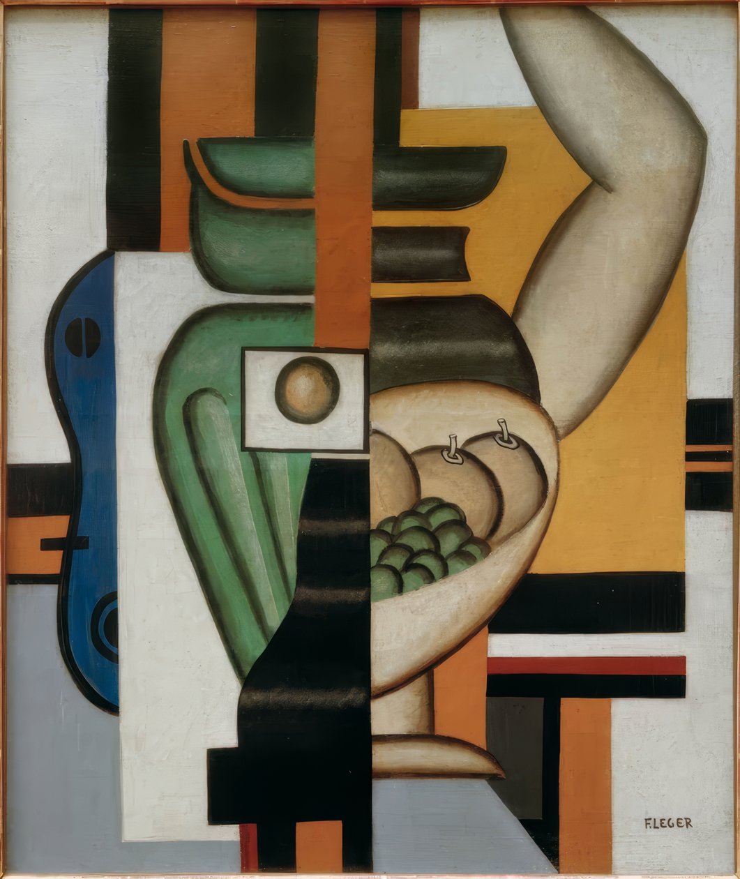 Csendélet karral alkotó: Fernand Leger