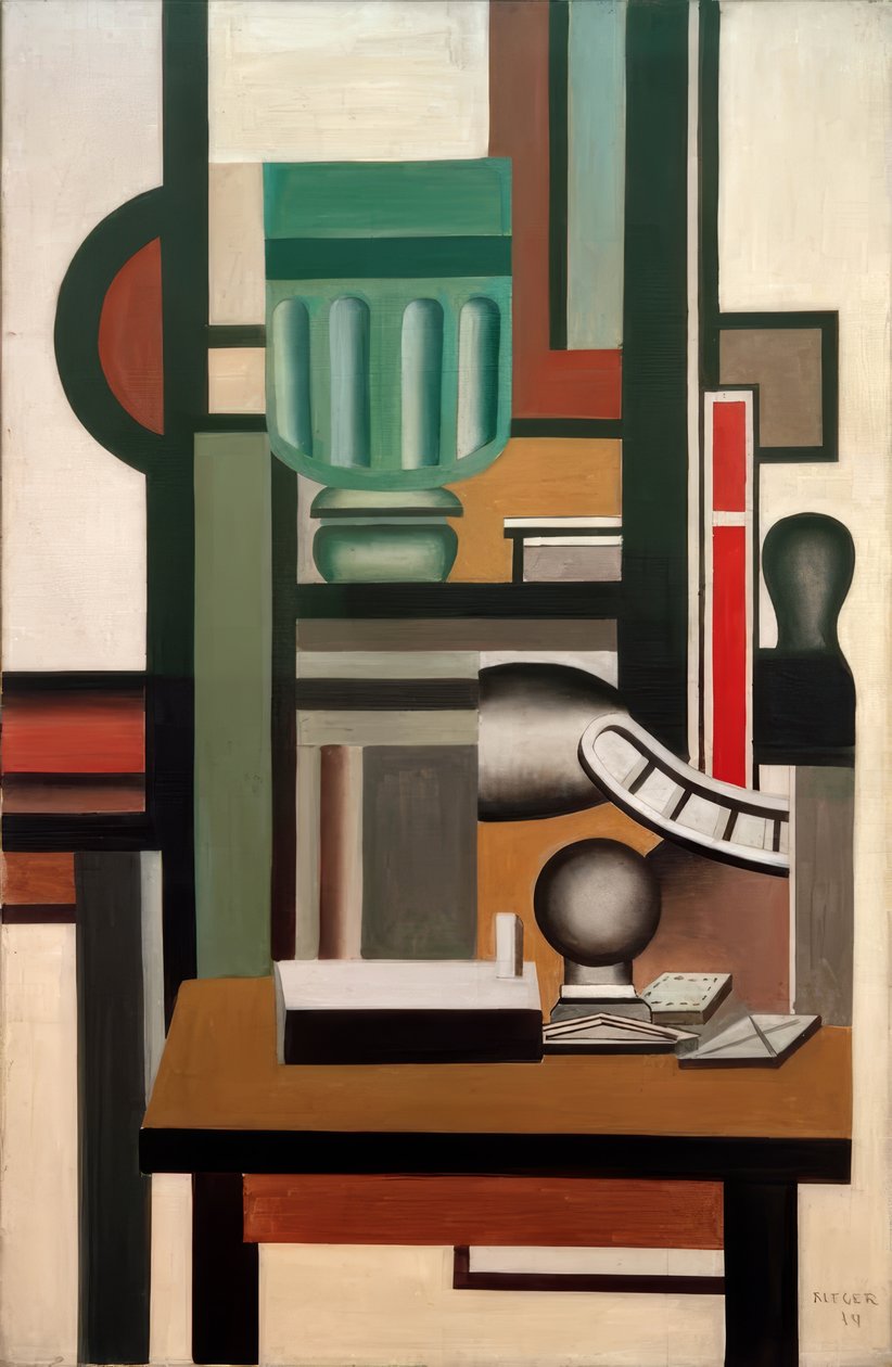 csendélet alkotó: Fernand Leger