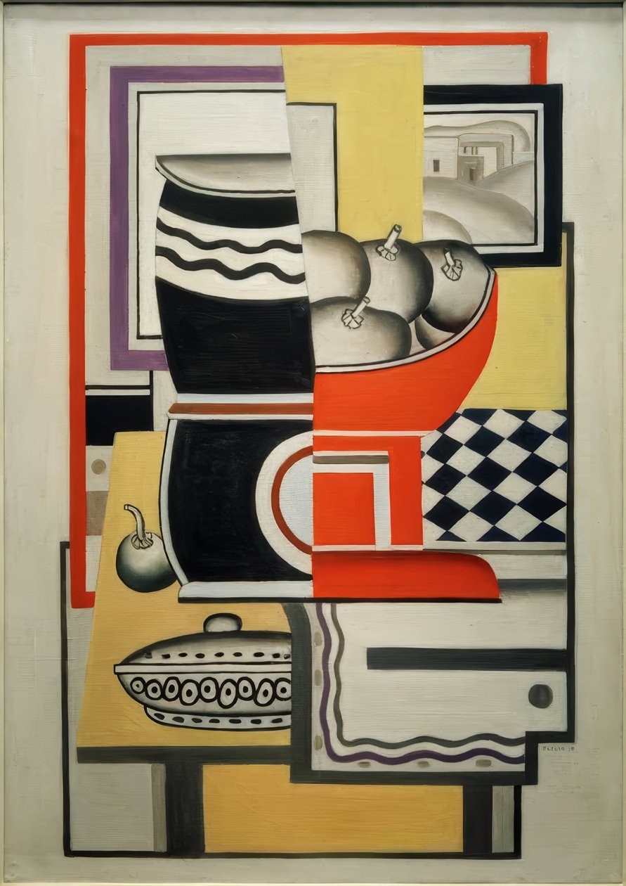 csendélet alkotó: Fernand Leger