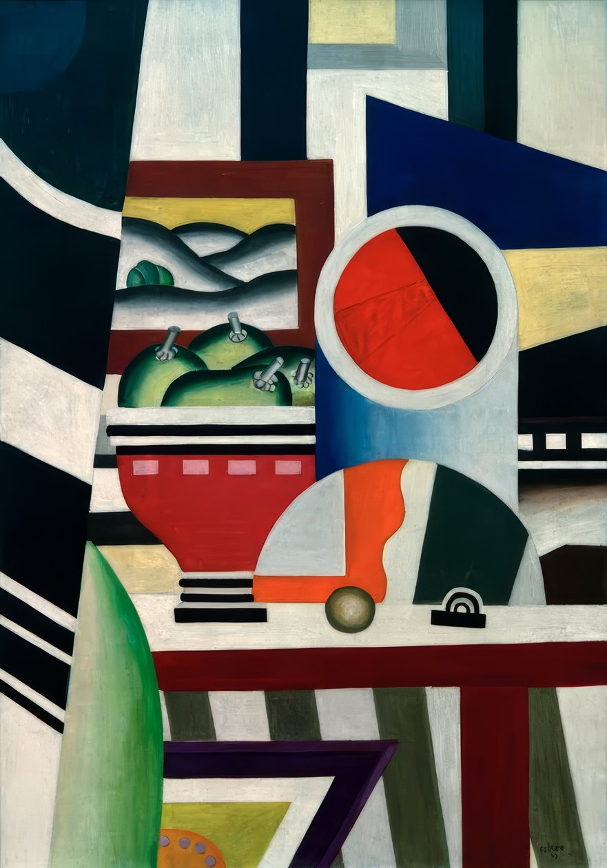 Csendélet gyümölcstállal alkotó: Fernand Leger