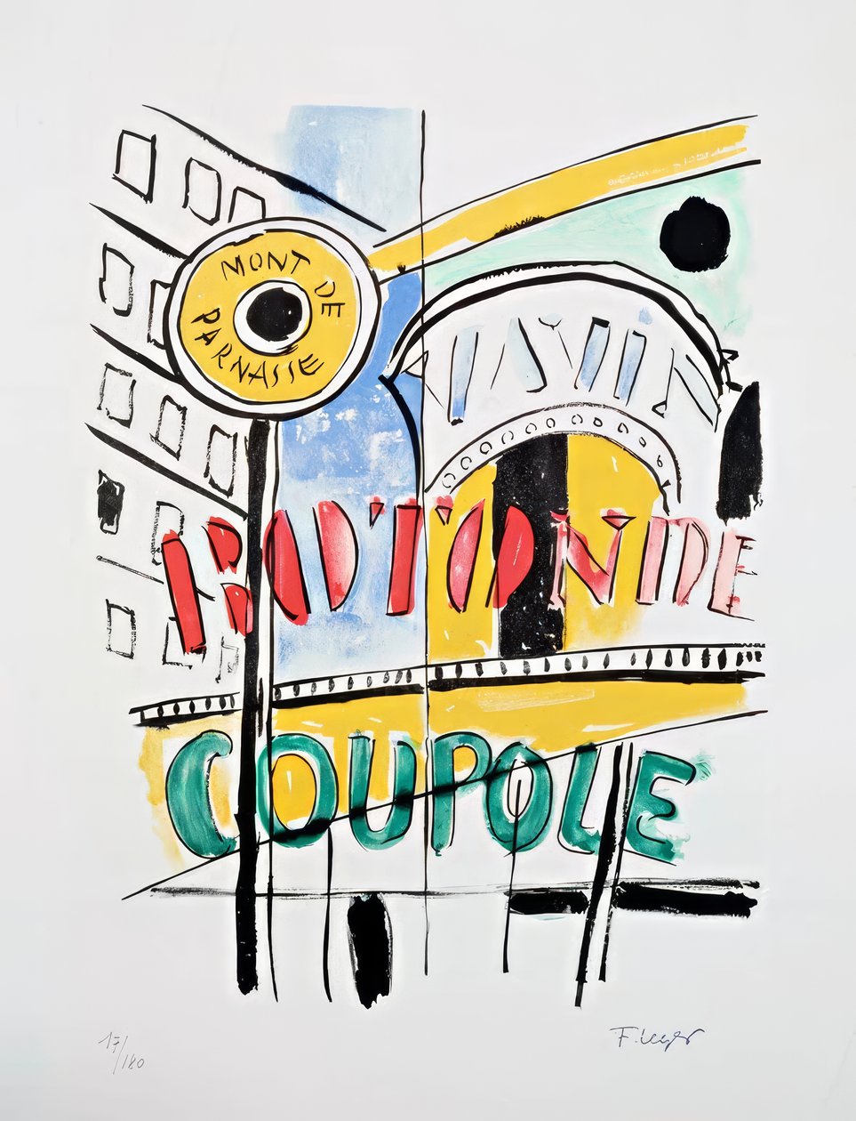 „A város: Montparnasse” alkotó: Fernand Leger