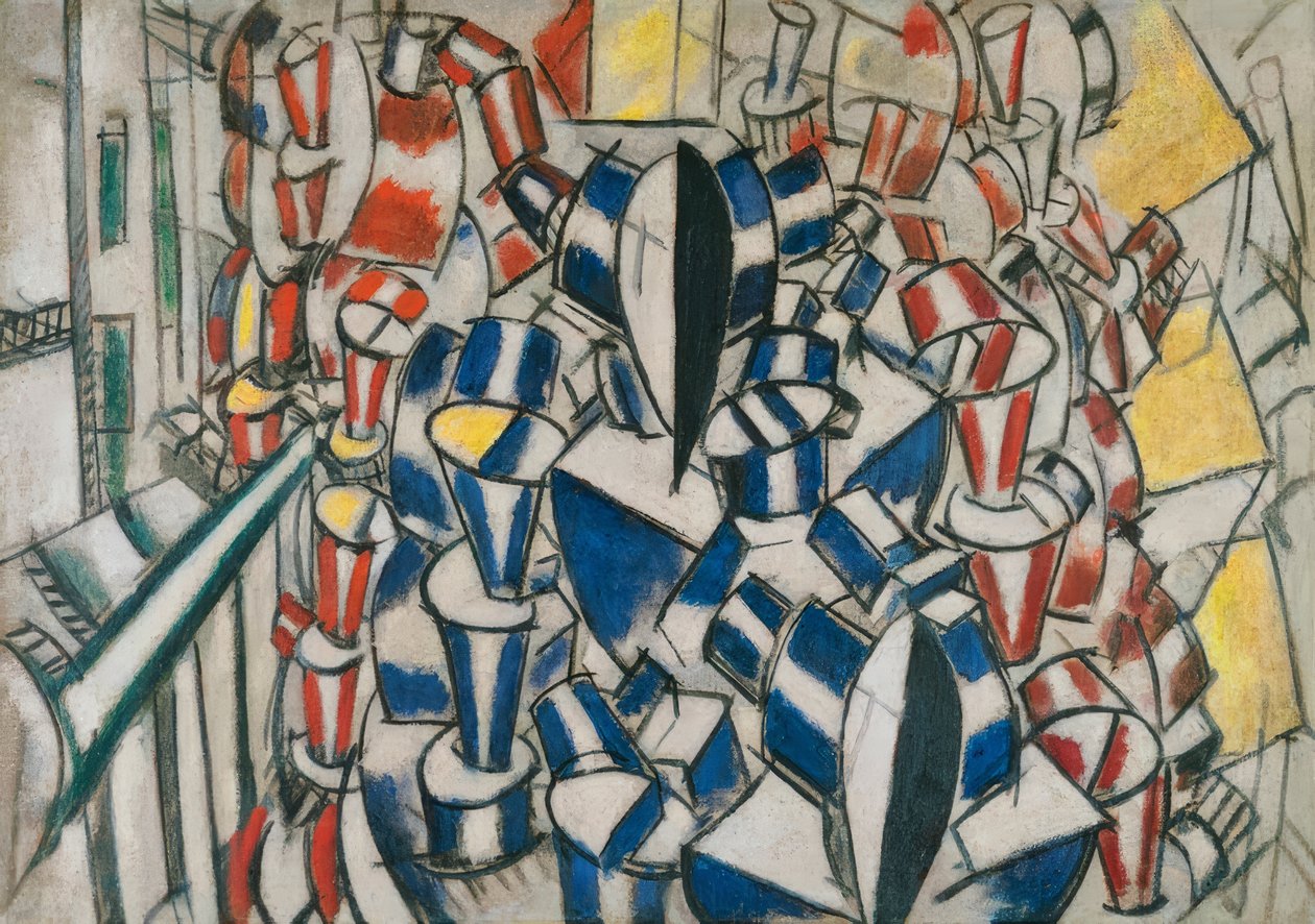A lépcsőház (második állapot) alkotó: Fernand Leger