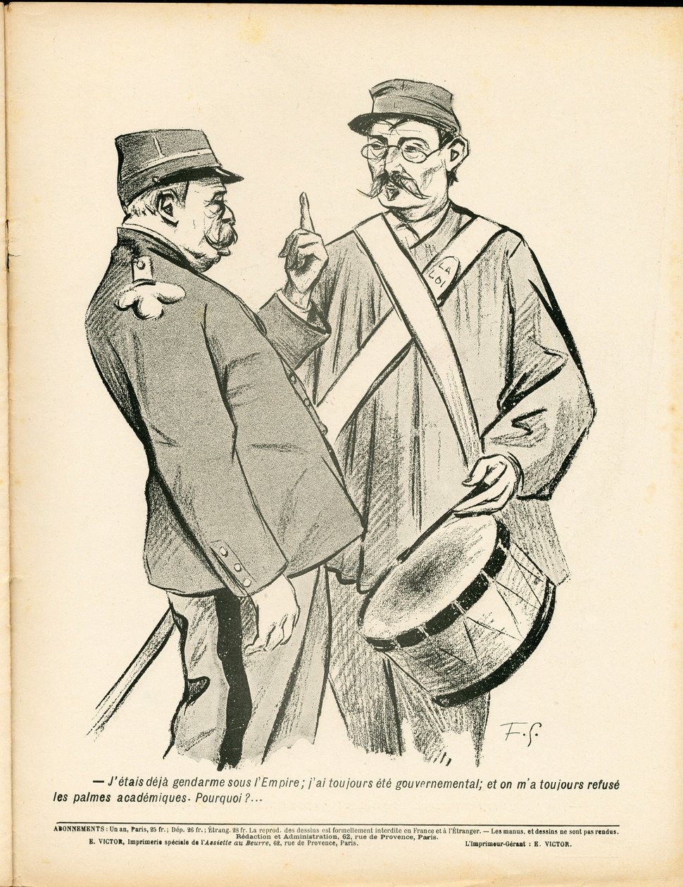 The Butter Plate, 209. szám, Szatirikus színben alkotó: Fernand Louis Gottlob