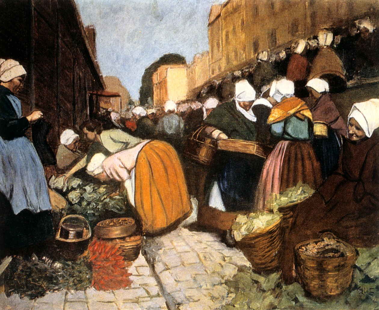 Bresti piac, 1899 alkotó: Fernand Piet