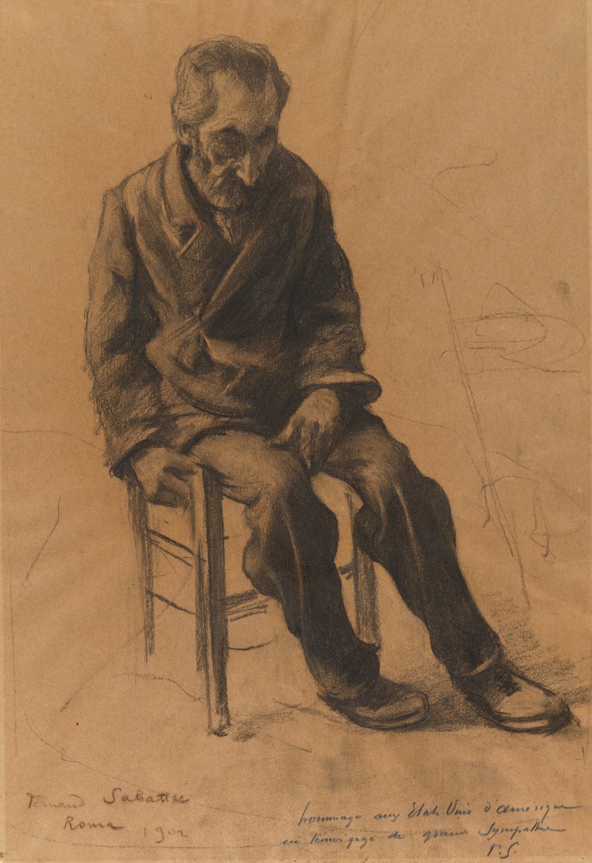 Férfi alak alkotó: Fernand Sabatte